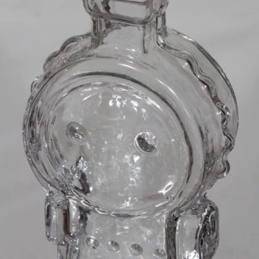 Riihimäen lasi Ahkeraliisa maljakko, kirkas, suunnittelija Helena Tynell,