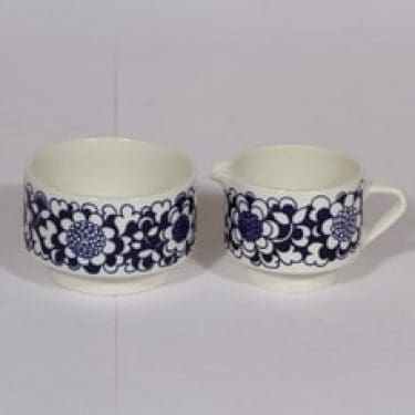 Arabia Gardenia sokerikko ja kermakko, suunnittelija , serikuva