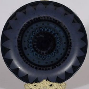 Arabia Kuutamo vati, käsinmaalattu, suunnittelija Hilkka-Liisa Ahola, käsinmaalattu, suuri, signeerattu