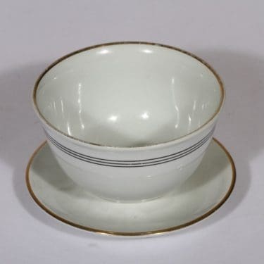 Arabia Minerva kastikekulho, suunnittelija , raitakoriste