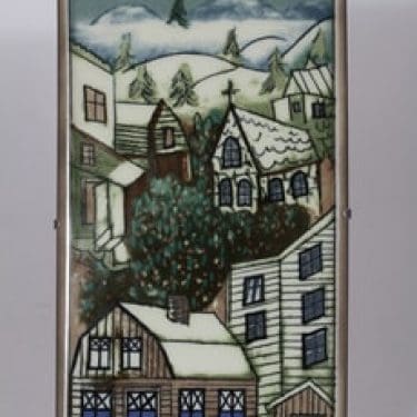 Arabia seinälaatta, Matinkylä, suunnittelija Heljä Liukko-Sundström, Matinkylä, suuri, serikuva