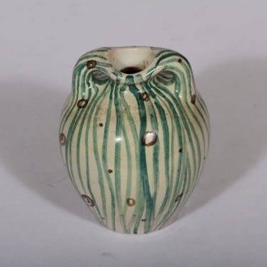 Kupittaan savi 391 maljakko, käsinmaalattu, suunnittelija , käsinmaalattu, pieni, signeerattu