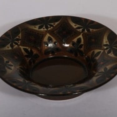 Arabia koristekulho, käsinmaalattu, suunnittelija Hilkka-Liisa Ahola, käsinmaalattu, signeerattu