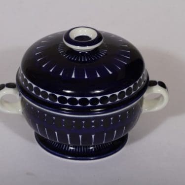 Arabia Valencia kulho, käsinmaalattu, suunnittelija , käsinmaalattu, pieni, kannellinen, signeerattu