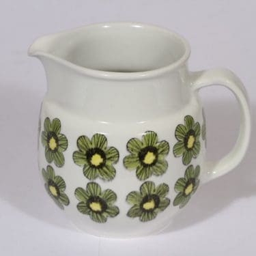 Arabia Primavera kaadin, 1 l, suunnittelija Esteri Tomula, 1 l, serikuva, kukka-aihe, retro