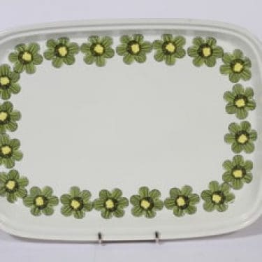 Arabia Primavera vati, suunnittelija Esteri Tomula, serikuva, kukka-aihe, retro