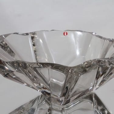 Iittala Jääpala taide-esine, kirkas, suunnittelija Tapio Wirkkala, massiivinen, signeerattu