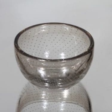 Nuutajärvi GN 28 sokerikko, kirkas, suunnittelija Gunnel Nyman, piikkimuotti