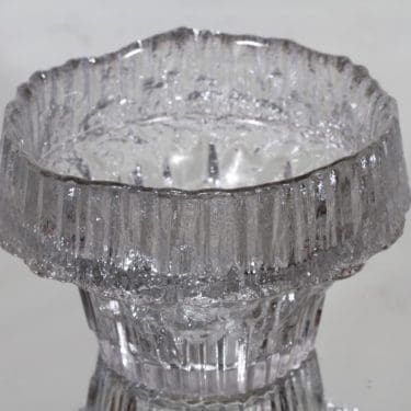 Iittala Stellaria kulho, signeerattu, suunnittelija Tapio Wirkkala, signeerattu, massiivinen