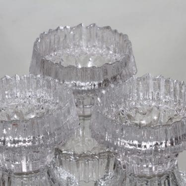 Iittala Stellaria tuikkulyhdyt, kirkas, 3 kpl, suunnittelija Tapio Wirkkala,