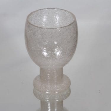 Nuutajärvi Iglu pikari, signeerattu, suunnittelija Oiva Toikka, signeerattu