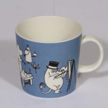 Arabia Muumi muki, Muumit maalaa siveltimellä, suunnittelija , Muumit maalaa siveltimellä, serikuva