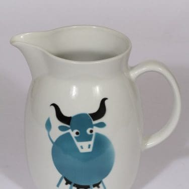 Arabia Heluna kaadin, 2 l, suunnittelija , 2 l, suuri, puhalluskoriste, lehmäaihe