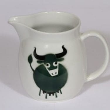 Arabia Heluna kaadin, 1.5 l, suunnittelija , 1.5 l, puhalluskoriste, lehmäaihe