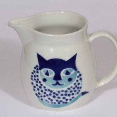 Arabia Kissa kaadin, 1.5 l, suunnittelija , 1.5 l, puhalluskoriste, kissa-aihe