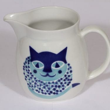 Arabia Kissa kaadin, 1.5 l, suunnittelija , 1.5 l, puhalluskoriste, kissa-aihe