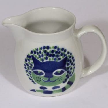 Arabia Kissa kaadin, 1 l, suunnittelija , 1 l, puhalluskoriste, kissa-aihe