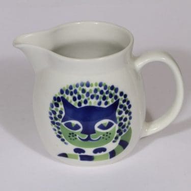 Arabia Kissa kaadin, 1 l, suunnittelija , 1 l, puhalluskoriste, kissa-aihe