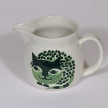 Arabia Kissa kaadin, 0.5 l, suunnittelija , 0.5 l, puhalluskoriste, kissa-aihe