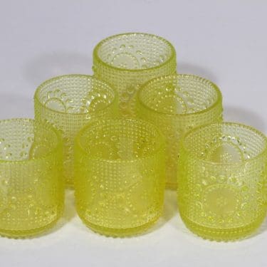 Riihimäen lasi Grapponia juomalasit, 15 cl, 6 kpl, suunnittelija Nanny Still, 15 cl