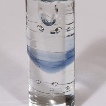 Iittala Arktia kynttilänjalka, kirkas, suunnittelija Timo Sarpaneva, massiivinen