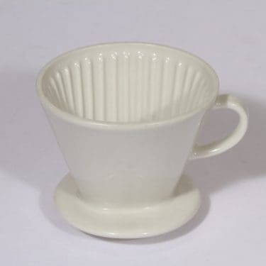 Arabia KS 2 kahvisuodatin, valkoinen, suunnittelija ,