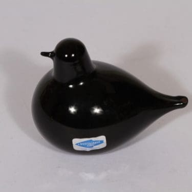 Nuutajärvi koristelintu, Pulmu, suunnittelija Oiva Toikka, Pulmu, pieni, signeerattu