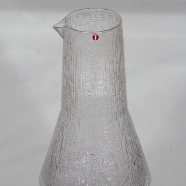 Iittala Ultima Thule karahvi, kirkas, suunnittelija Tapio Wirkkala,