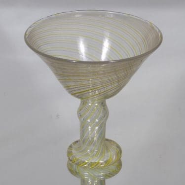 Nuutajärvi taide-esine, kirkas, suunnittelija Kaj Franck, filigraani, signeerattu, uniikki