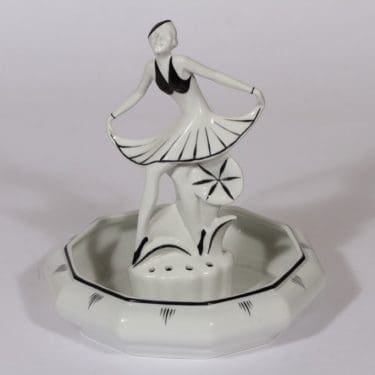 Arabia K 31 kukkateline, suunnittelija , 2-osainen, naisaihe