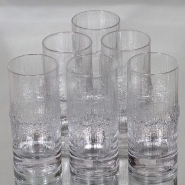 Iittala Niva lasit, 33 cl, 6 kpl, suunnittelija Tapio Wirkkala, 33 cl