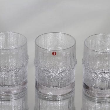 Iittala Niva lasit, 20 cl, 3 kpl, suunnittelija Tapio Wirkkala, 20 cl