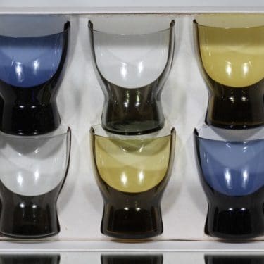 Nuutajärvi SH 170 lasit, 20 cl, 6 kpl, suunnittelija Saara Hopea, 20 cl