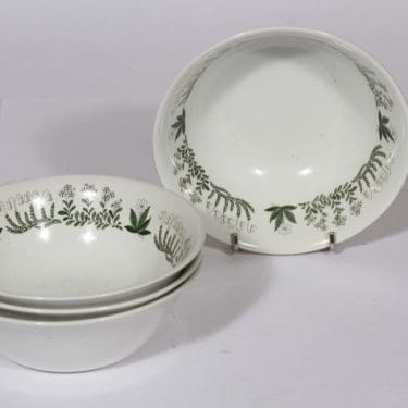 Arabia Polaris annoskulhot, 4 kpl, suunnittelija Raija Uosikkinen, serikuva