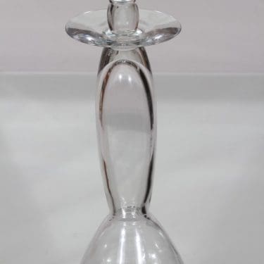 Nuutajärvi Calla kynttilänjalka, kirkas, suunnittelija Kerttu Nurminen, suuri