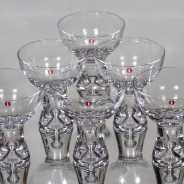 Iittala Tapio lasit, 15 cl, 6 kpl, suunnittelija Tapio Wirkkala, 15 cl