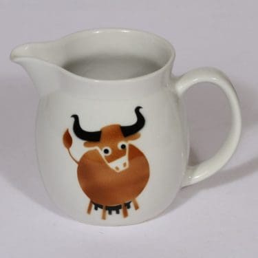 Arabia Heluna kaadin, 1 l, suunnittelija , 1 l, puhalluskoriste, lehmäaihe