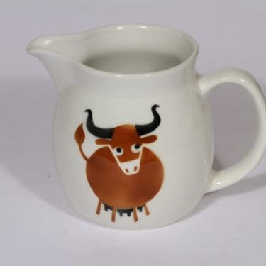 Arabia Heluna kaadin, 1 l, suunnittelija , 1 l, puhalluskoriste, lehmäaihe