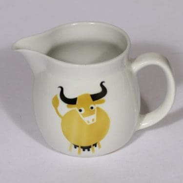 Arabia Heluna kaadin, 0.5 l, suunnittelija , 0.5 l, pieni, puhalluskoriste, lehmäaihe