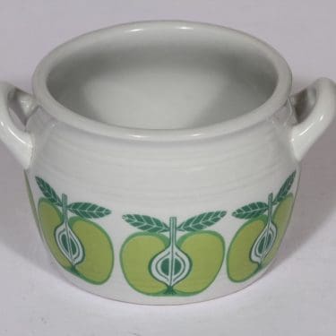 Arabia Pomona ruukku, 0.5 l, suunnittelija , 0.5 l, serikuva, omena, retro