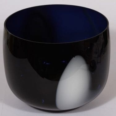 Iittala Blues maljakko, sininen, suunnittelija Timo Sarpaneva, suuri, signeerattu, numeroitu