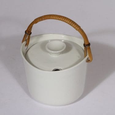 Arabia AL marmeladirasia, valkoinen, suunnittelija , pieni