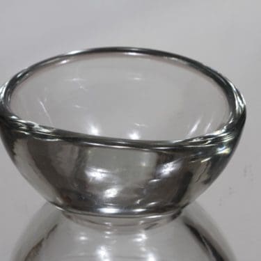 Nuutajärvi Usva taide-esine, kirkas, suunnittelija Kaj Franck, pieni, signeerattu