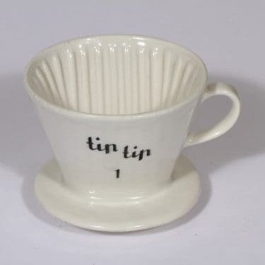 Arabia Tip Tip kahvisuodatin, valkoinen, suunnittelija , pieni