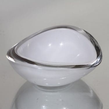 Nuutajärvi Kastanja taide-esine, signeerattu, suunnittelija Kaj Franck, signeerattu, pieni