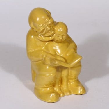 Kupittaan savi Aakkoset figuuri, keltainen, suunnittelija ,