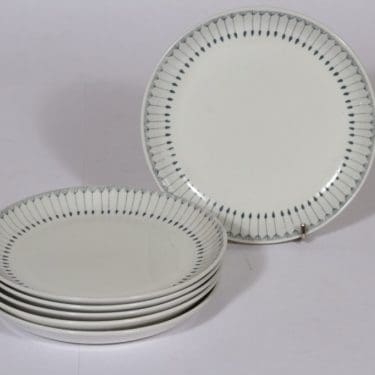 Arabia Heini lautaset, pieni, 6 kpl, suunnittelija , pieni, kuparipainokoriste