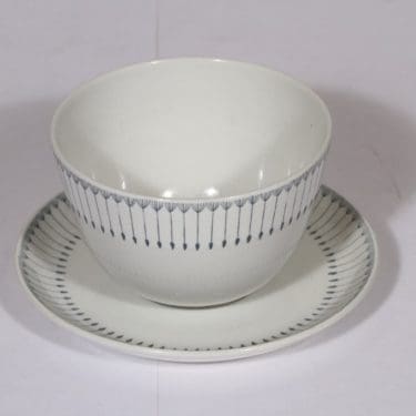 Arabia Heini kastikeastia, harmaa, suunnittelija , kuparipainokoriste