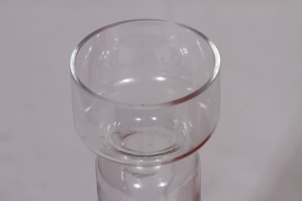 Riihimäen lasi Majakka kynttilälyhty, punainen, suunnittelija Nanny Still, suuri kuva 4