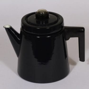 Finel Pehtoori kahvipannu, suunnittelija Antti Nurmesniemi, 1.5 l, suuri, sininen